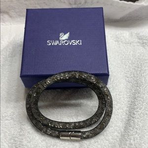 Swarovski black Mesh Crystal bracelet